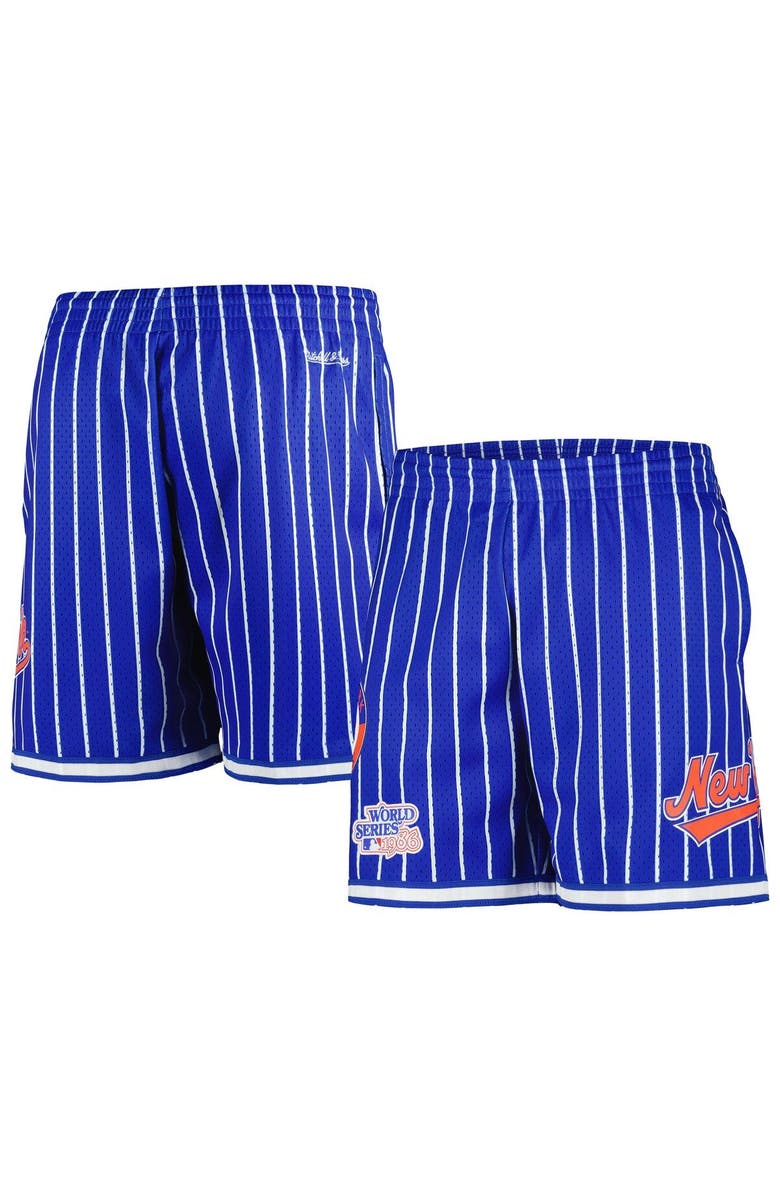 Mitchell & Ness Men's Mitchell & Ness Royal New York Mets Cooperstown Collection City Collection Mesh Shorts, Main, color, 