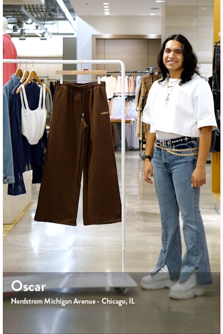 Brenna Low Rise Wide Leg Sweatpants video