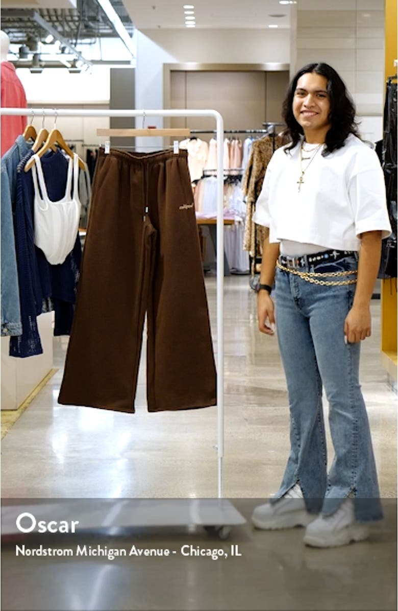 Brenna Low Rise Wide Leg Sweatpants, sales video thumbnail
