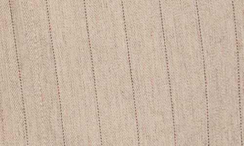 Democracy Pinstripe Oversize Peak Lapel Blazer In Neutral