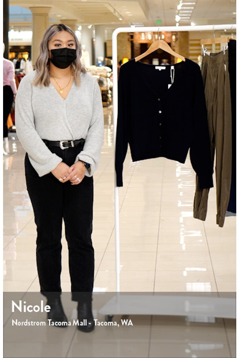 Raglan Sleeve Wool & Cashmere Cardigan video