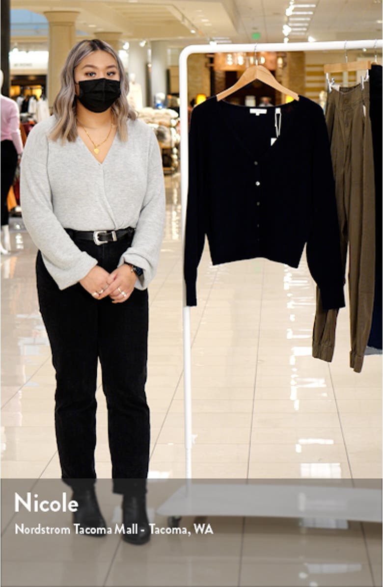 Raglan Sleeve Wool & Cashmere Cardigan, sales video thumbnail