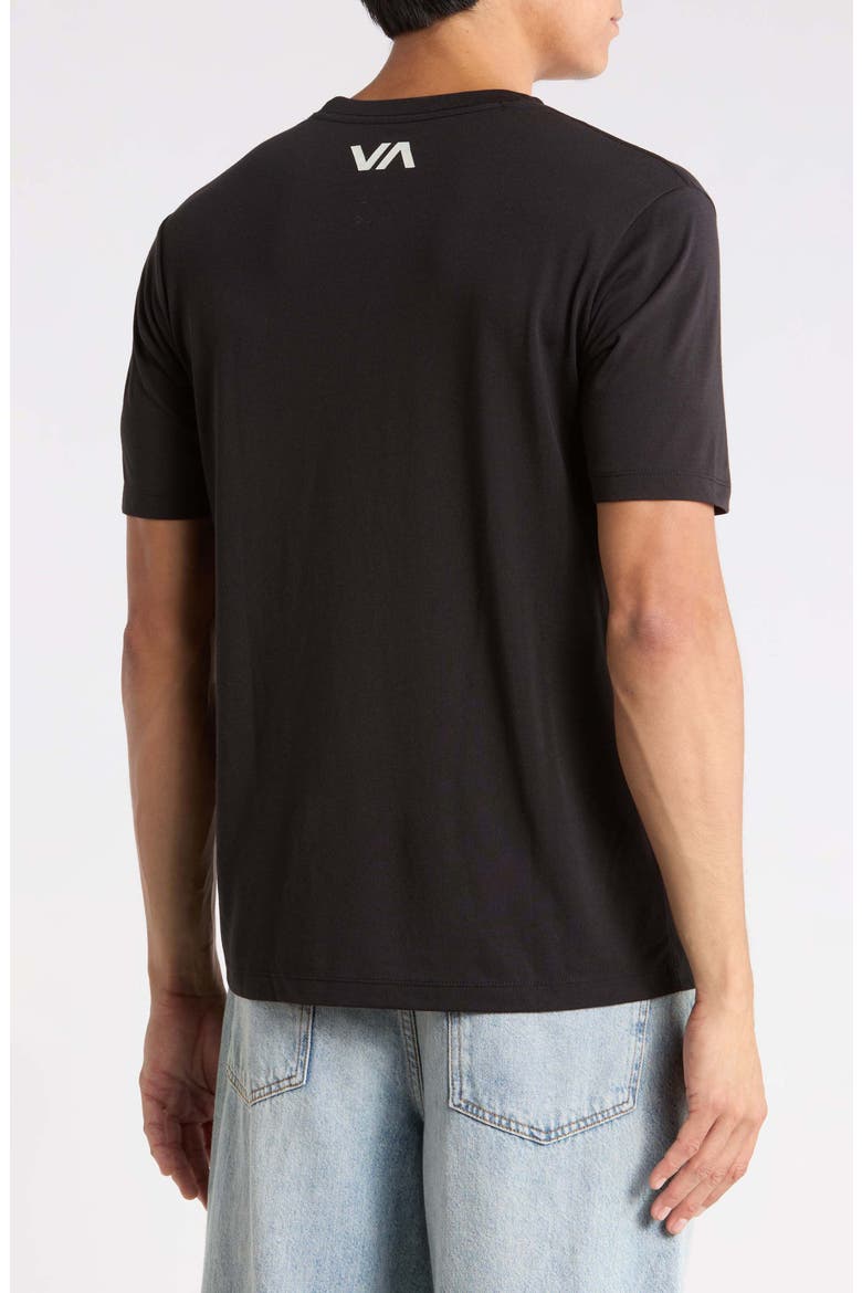 VA Blur Graphic T-Shirt, Alternate, color, BLACK