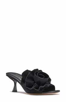 flourish flower accent sandal