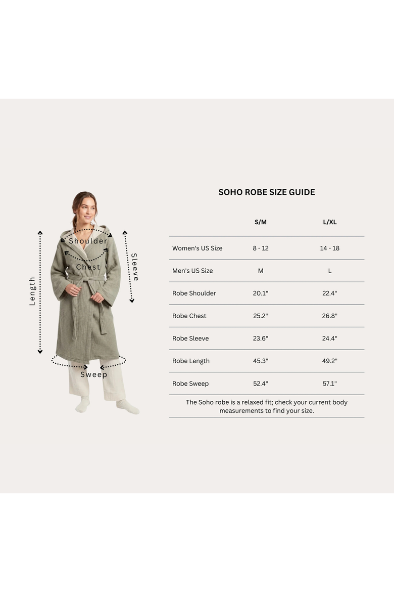 Soho Supersoft 4-Layer Cotton Gauze Robe, Alternate, color, Sand