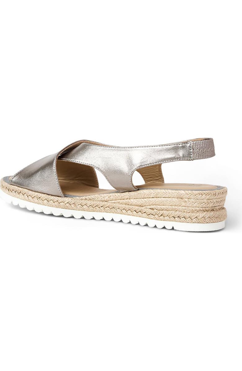 Aquatalia Adelina Weatherproof Slingback Espadrille Platform Wedge Sandal, Alternate, color,