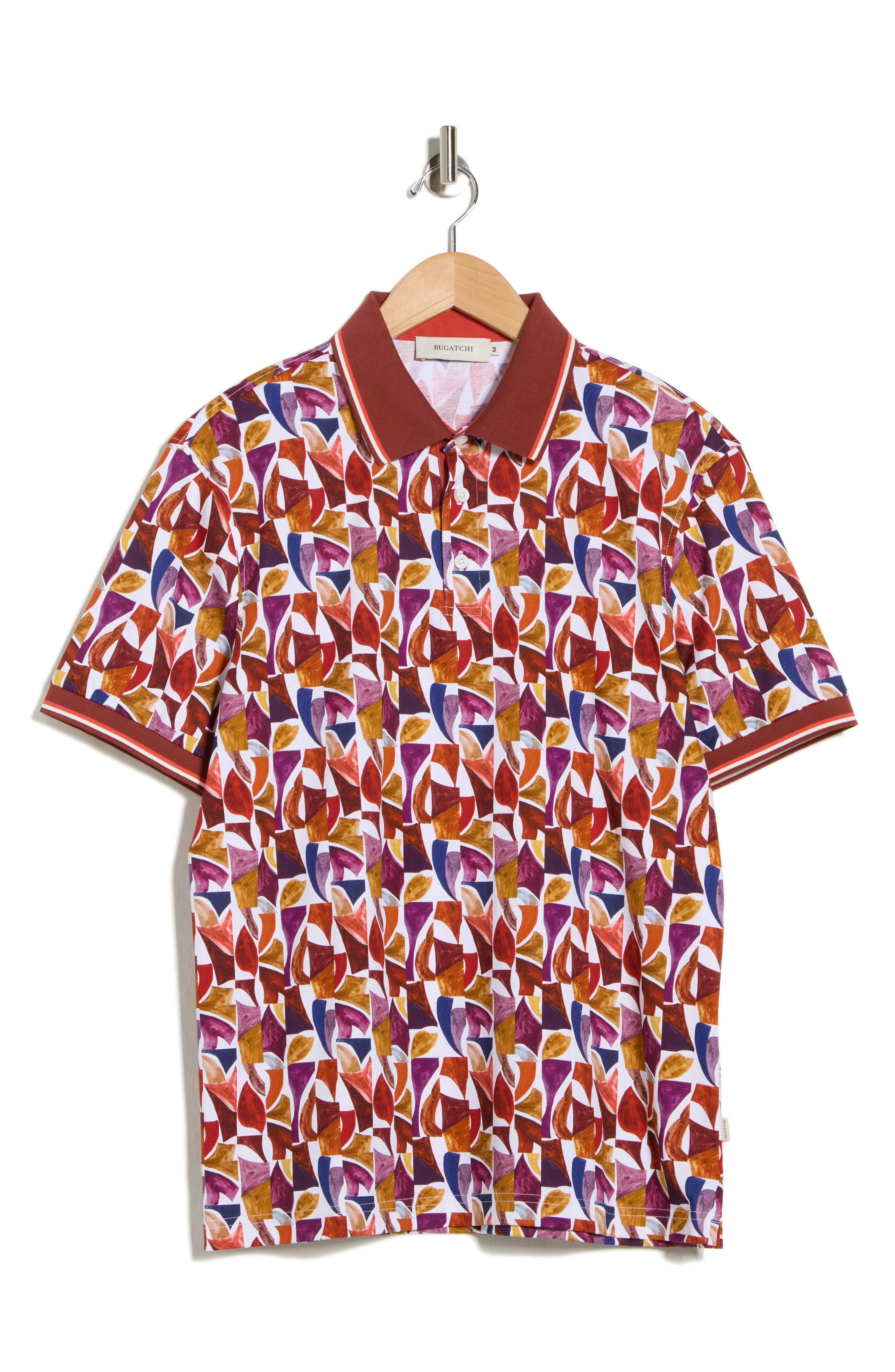 Bugatchi Abstract Pima Cotton Polo