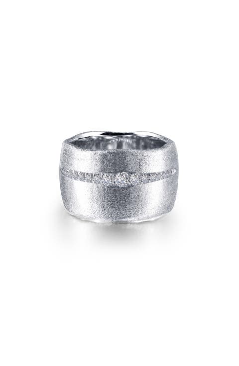 Simulated Diamond Cigar Band