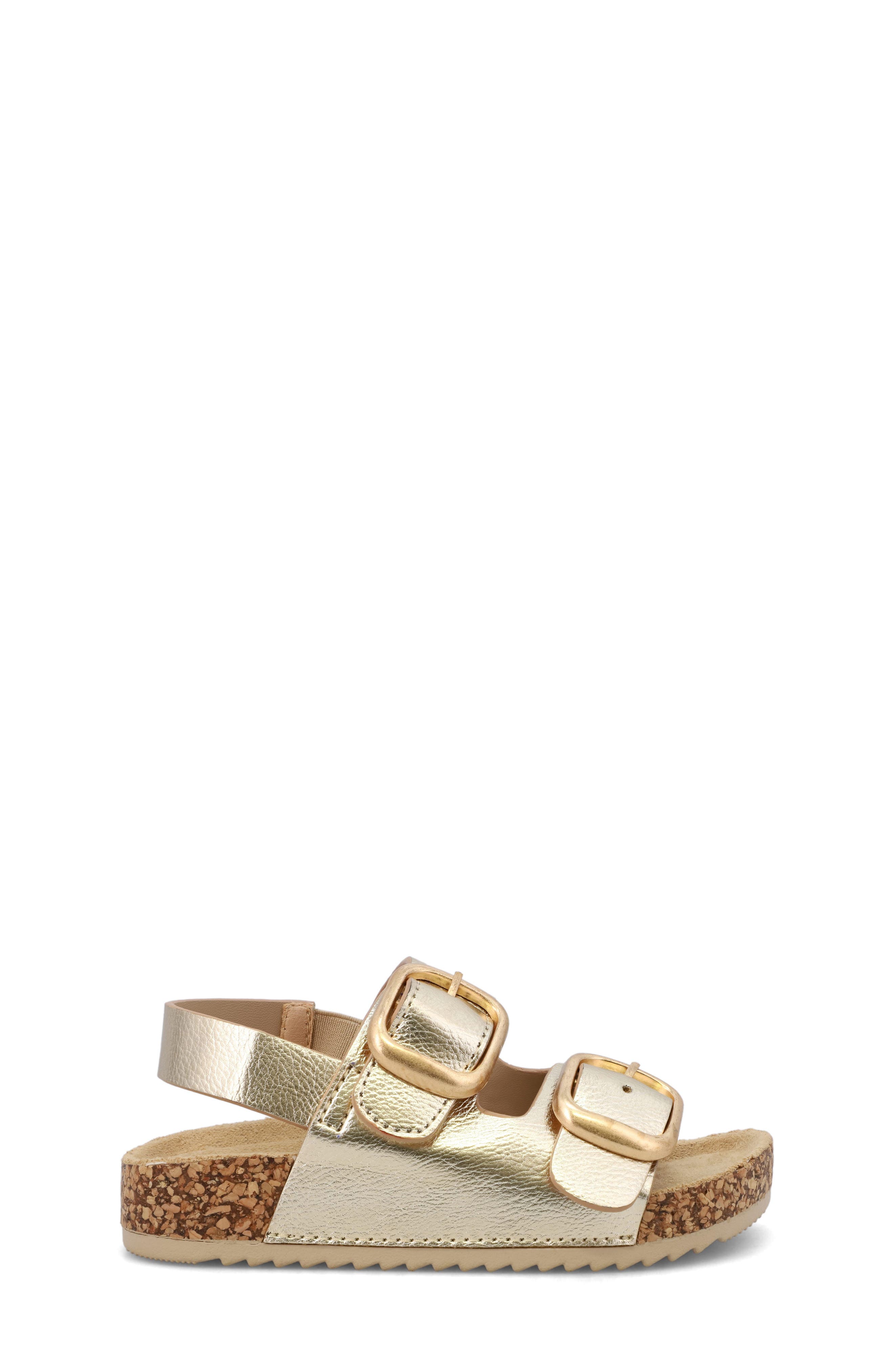 Kids' Lil Belky Slingback Sandal, Alternate, color, GOLD