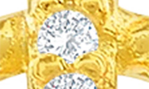 Suzy Levian Cubic Zirconia Trellis Filigree Drop Earrings