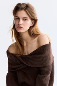 H&M Off-the-shoulder Jumper