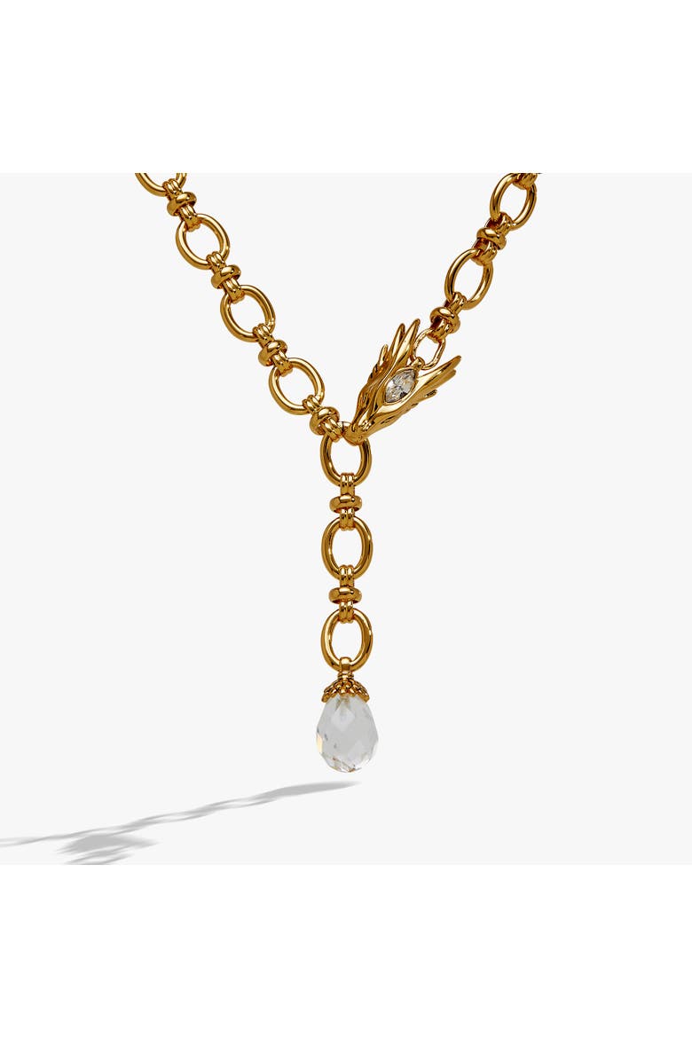 House of the Dragon Syrax Y Necklace, Main, color, Gold