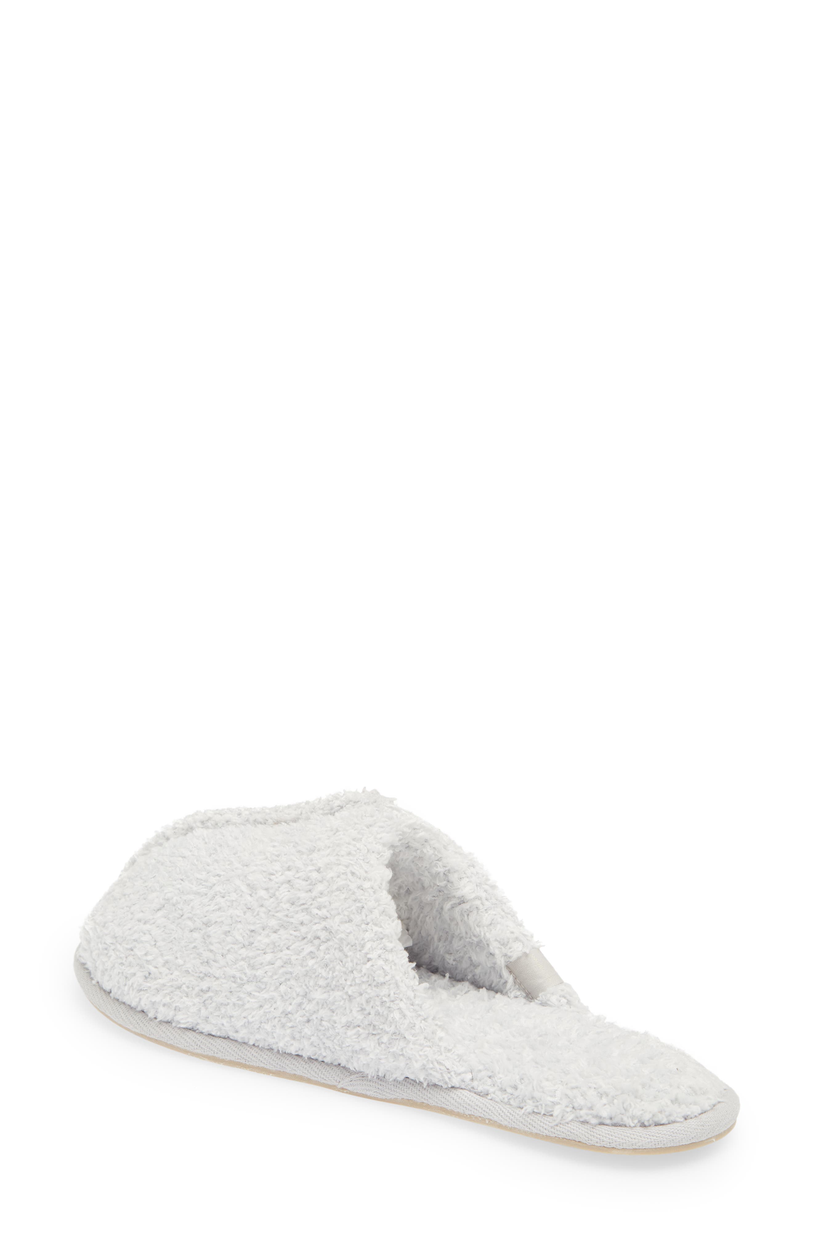 Barefoot Dreams<sup>®</sup> CozyChic<sup>®</sup> Slipper, Alternate, color, Heather Ocean-White
