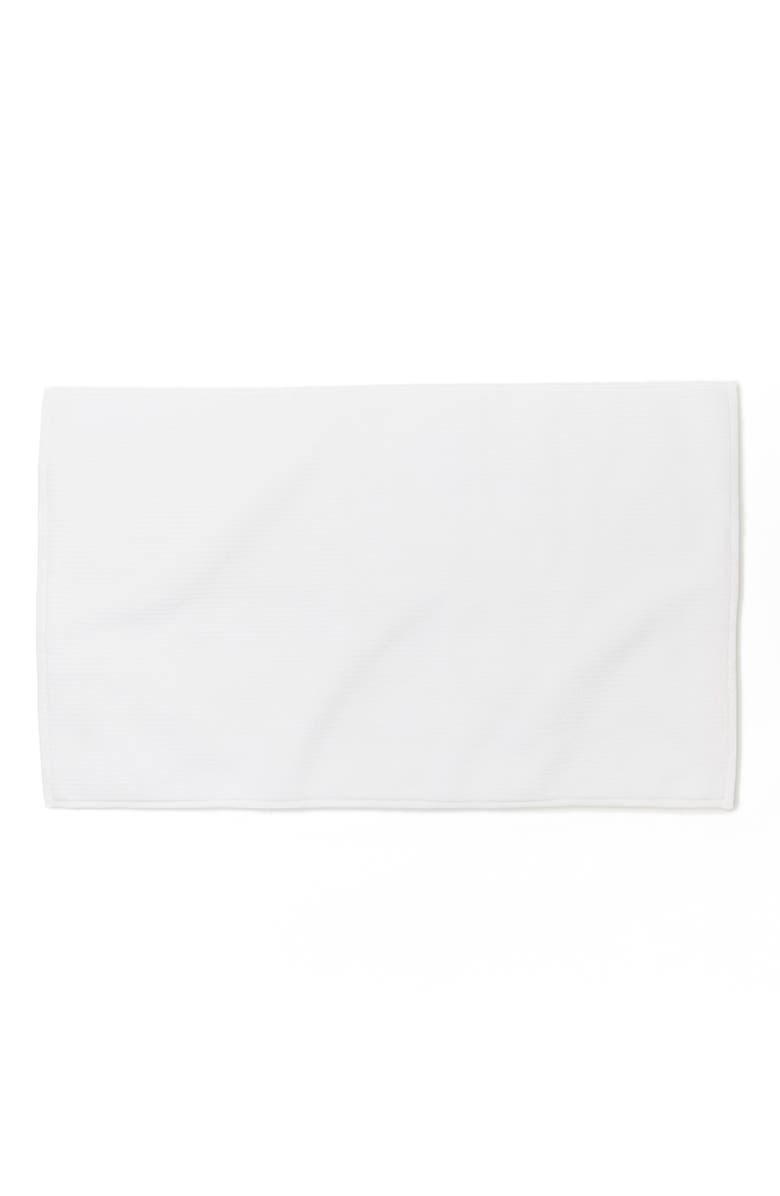 Coyuchi Temescal Ribbed Organic Cotton Bath Mat, Main, color, Alpine White
