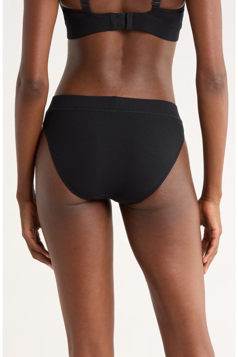 Rib Bikini Briefs, Alternate, color, BLACK