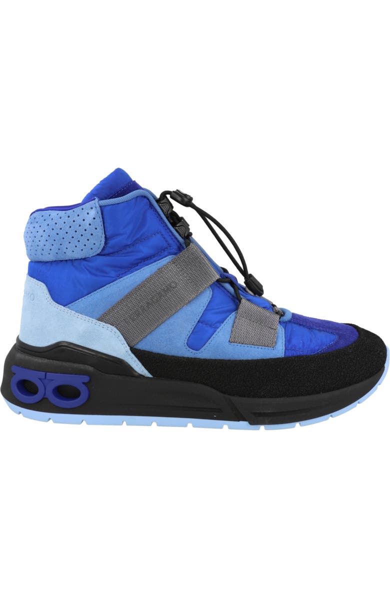 FERRAGAMO Leonida High Top Sneaker, Alternate, color, Blue