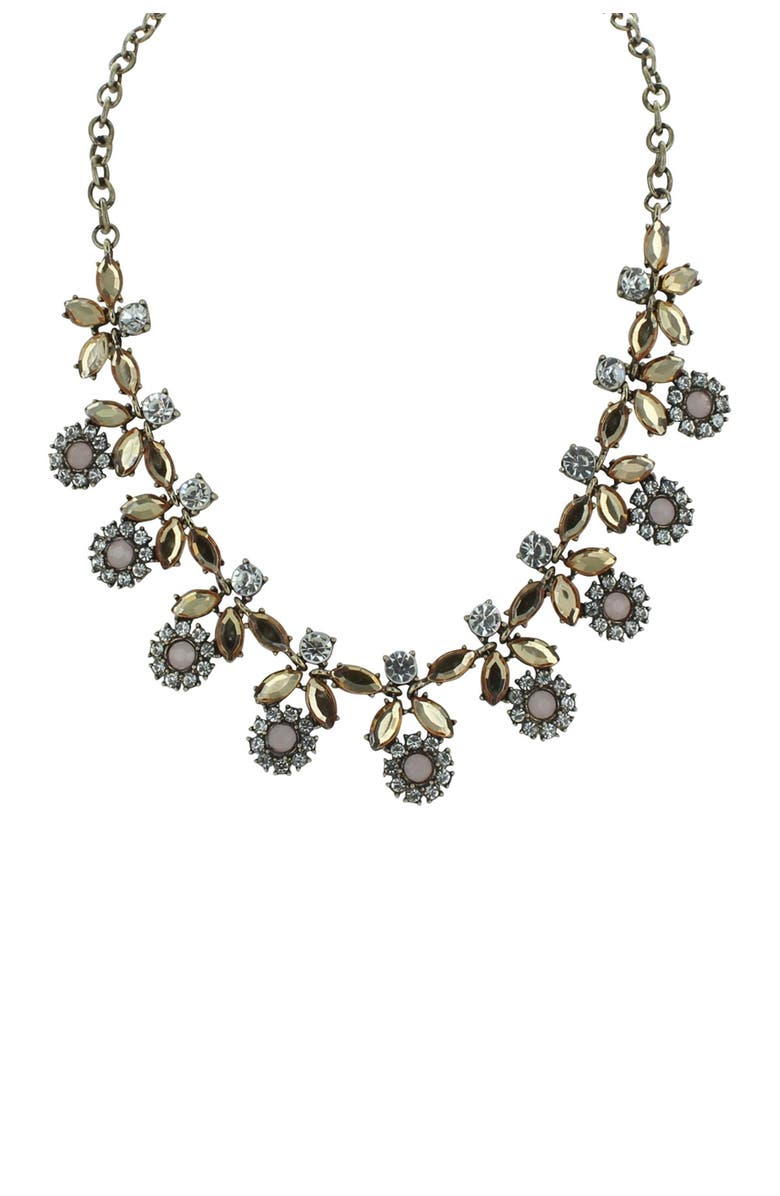 OLIVIA WELLES Nidia Stone Necklace, Main, color, White