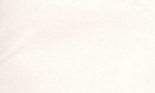 Shop Fifteen Twenty Asymmetric One-shoulder Stretch Cotton Blend Long Sleeve Top In Cream