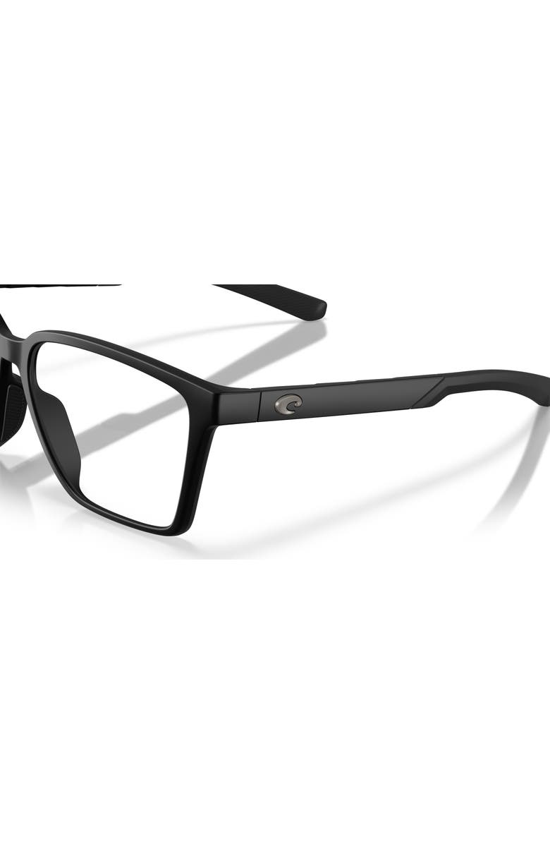 Costa 54mm Square optical glasses, Alternate, color, Black