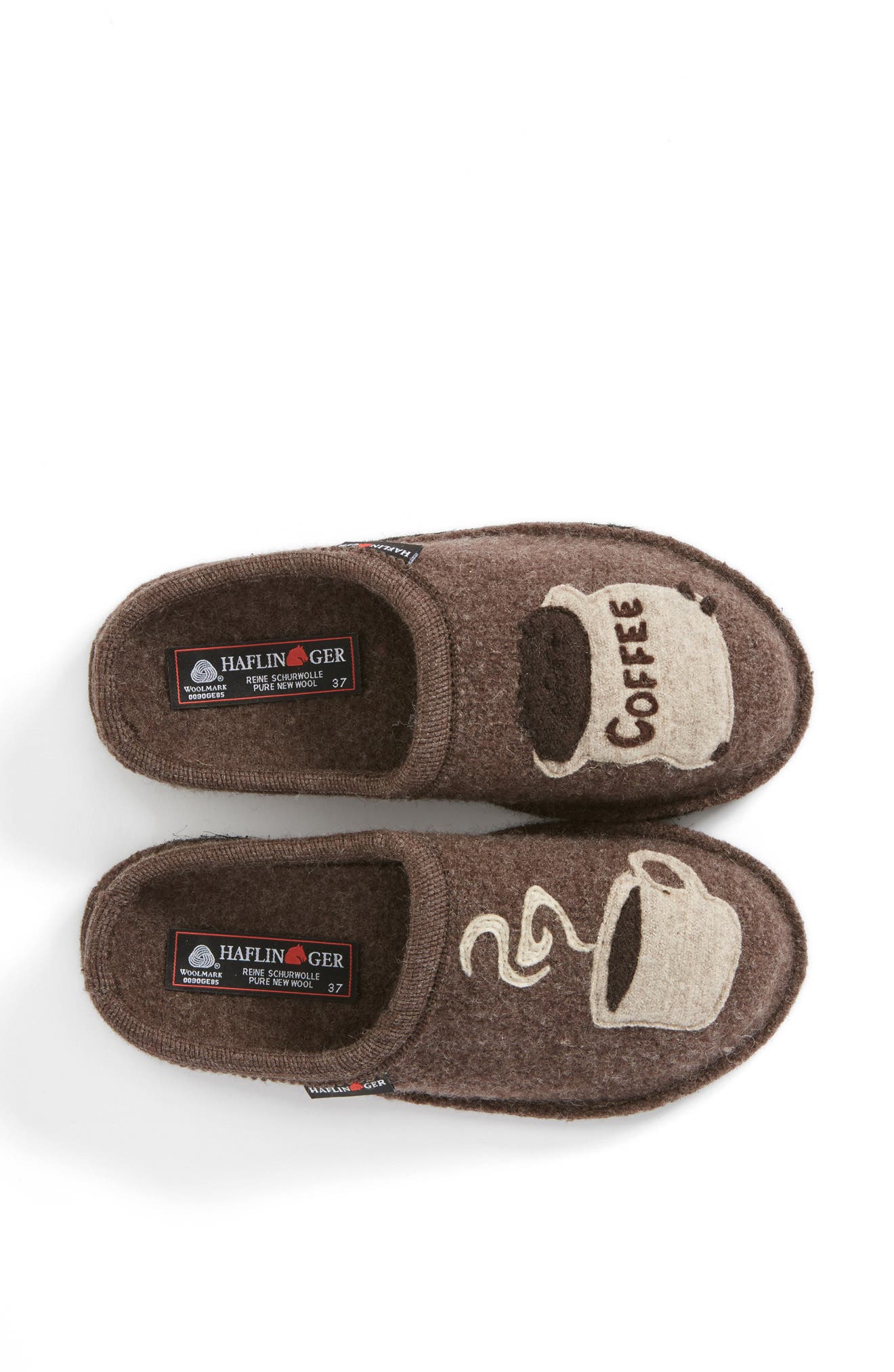 Haflinger 'Coffee' Slipper, Alternate, color, 