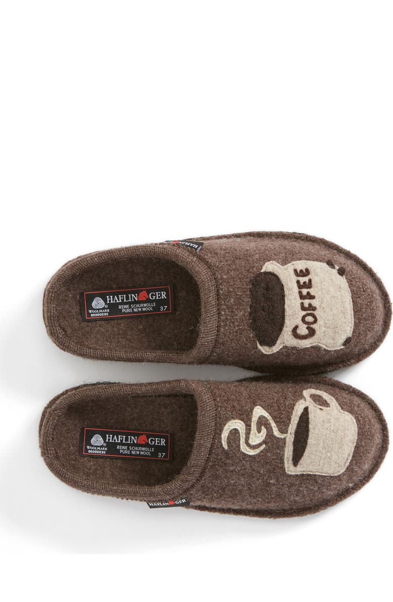 Haflinger 'Coffee' Slipper, Alternate, color,