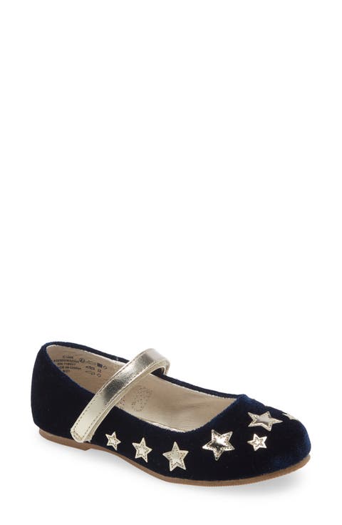Boden Velvet Mary Jane Flat