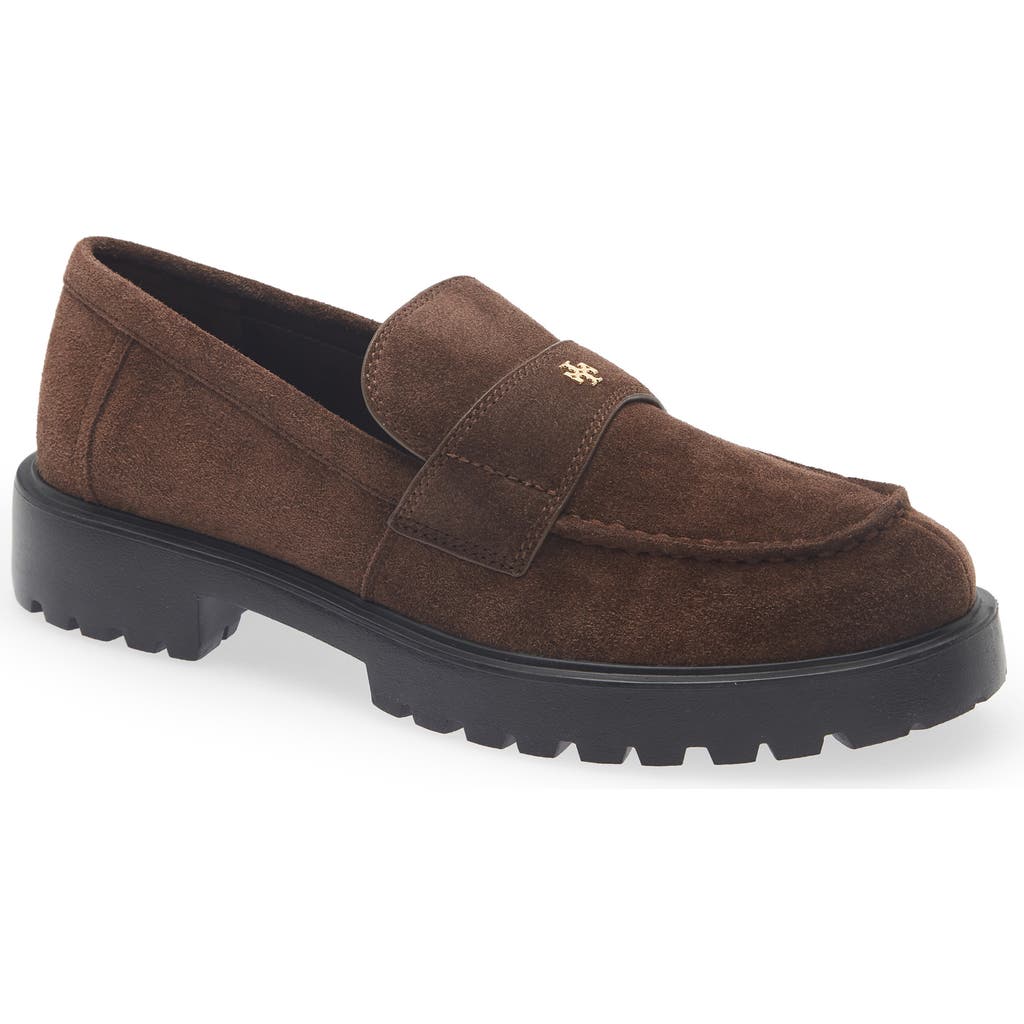 Tory Burch Classic Platform Lug Sole Loafer In Dark Cocoa