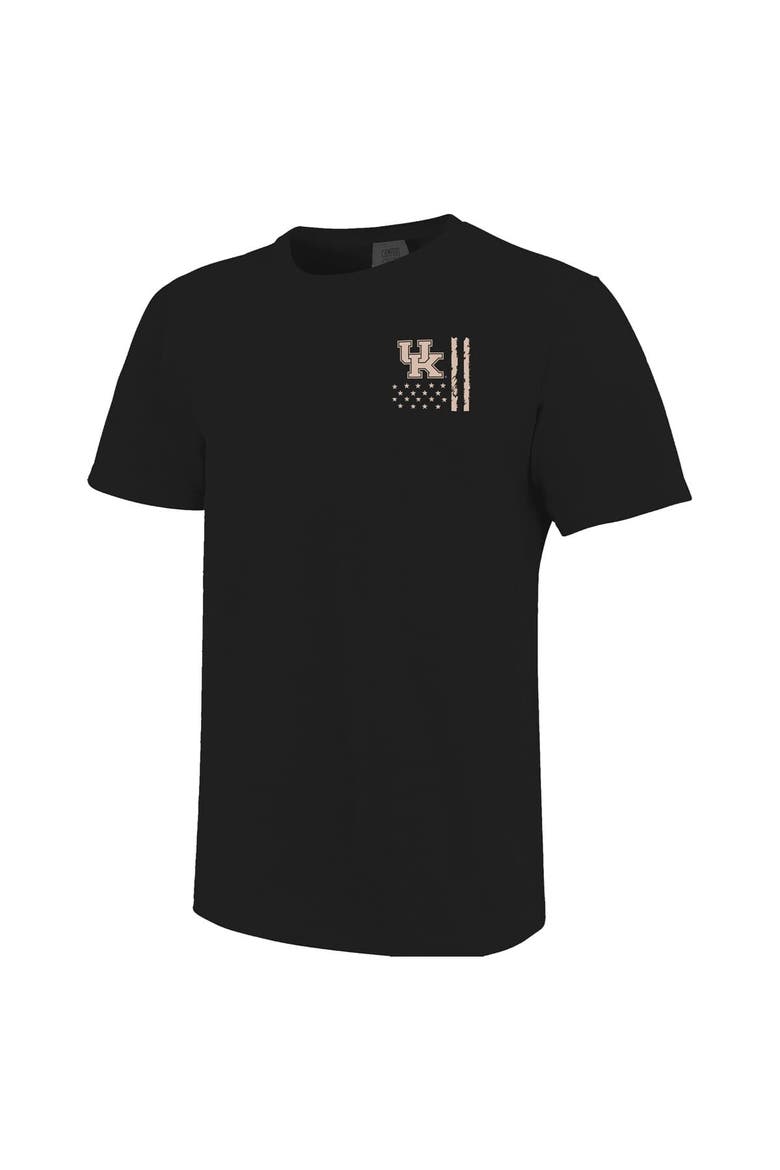 Men's  Black Kentucky Wildcats Comfort Colors OHT Camo Overlay T-Shirt, Alternate, color, Black