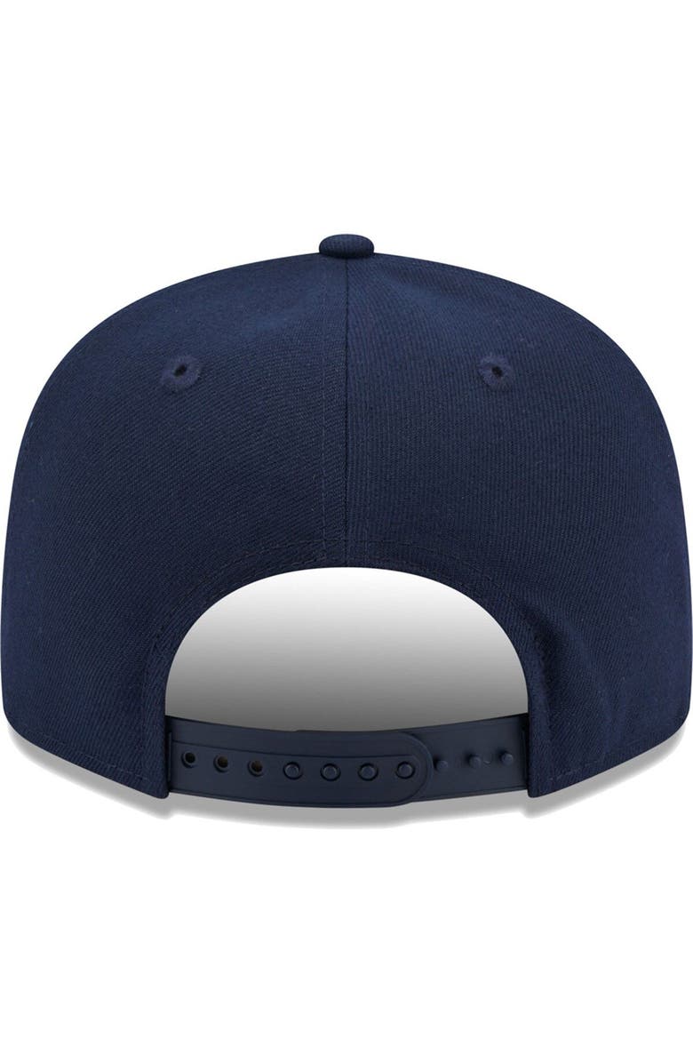 New Era Men's New Era Navy New England Patriots Icon 9FIFTY Snapback Hat, Alternate, color, 