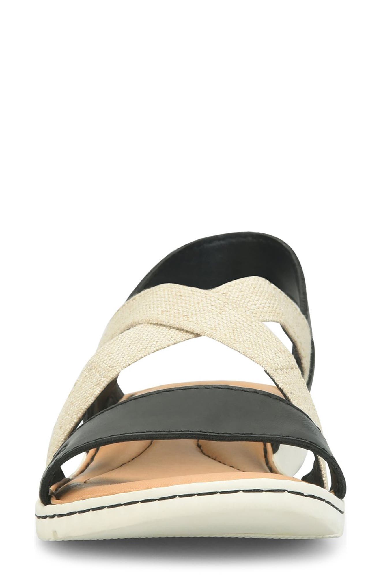 Børn Barbe Strappy Sandal, Alternate, color, Black Combo