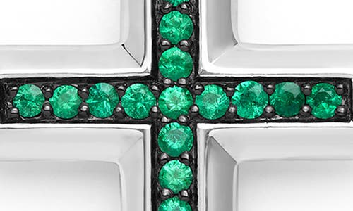 Lagos Anthem Cross Pendant In Green