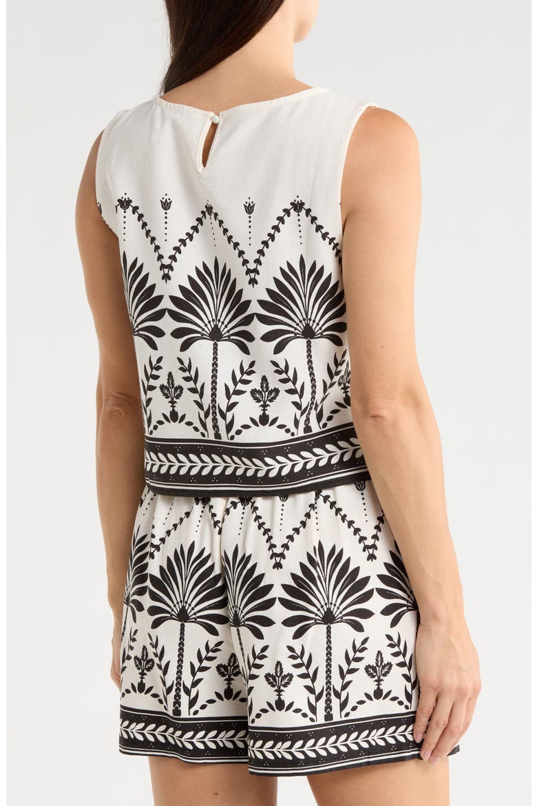 Border Print Tank, Alternate, color, BALI