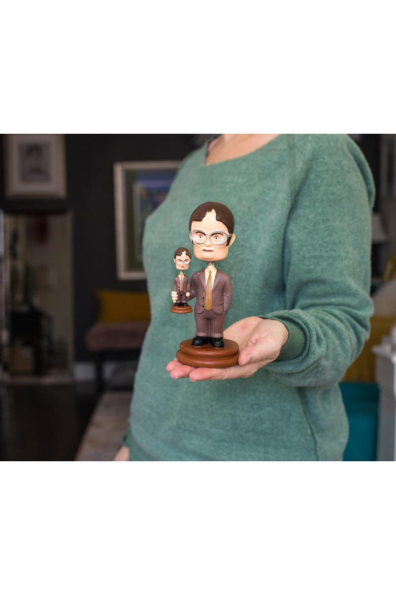 The Office Double Dwight Bobblehead Collectible Figure | 5 Inches Tall, Alternate, color, Brown