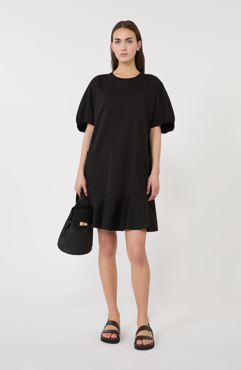 MM by Max Mara Crewneck T-Shirt Dress, Alternate, color, Black