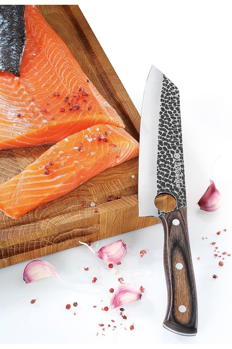 Hunter 12-Inch Chef's Knife with Pakkawood Handle, Alternate, color, Silver