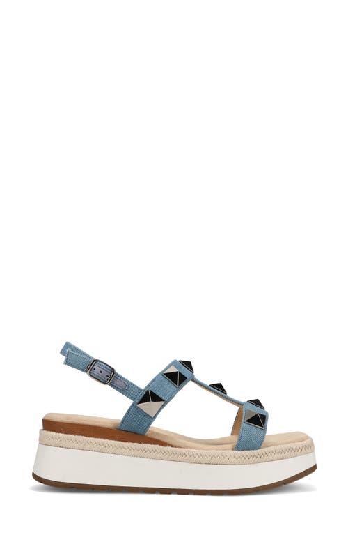 Vaneli Edrys Slingback Platform Sandal In Blue
