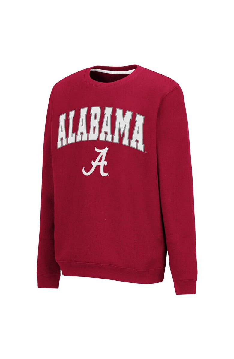 COLOSSEUM Youth Colosseum Crimson Alabama Crimson Tide Campus Pullover Sweatshirt, Alternate, color,