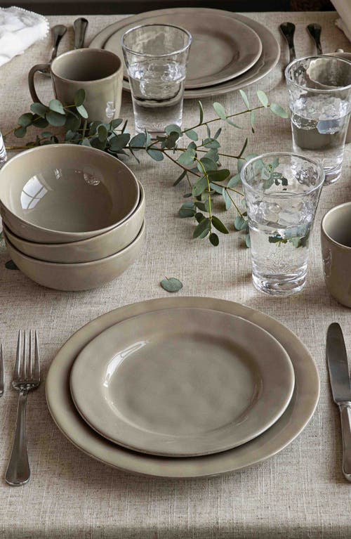 Juliska Puro Ceramic Mug In Taupe