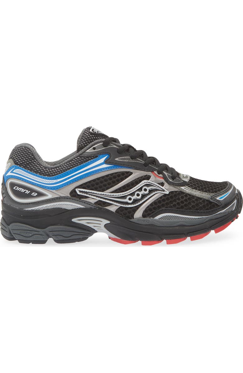 Saucony Gender Inclusive ProGrid Omni 9 Sneaker, Alternate, color, Black/ Multi