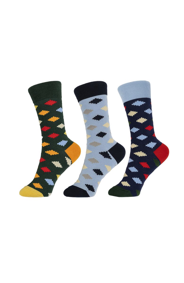 pampeano Men's Socks - Triple Pack, Main, color, 