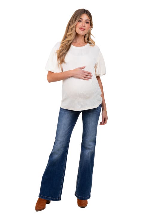 Maternity Flare Jeans