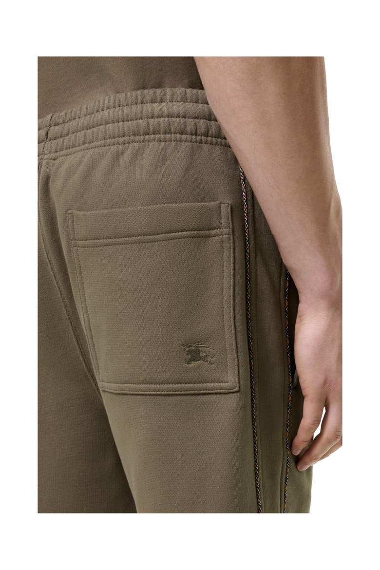 Check Piping Cotton Shorts, Alternate, color, Finch brown