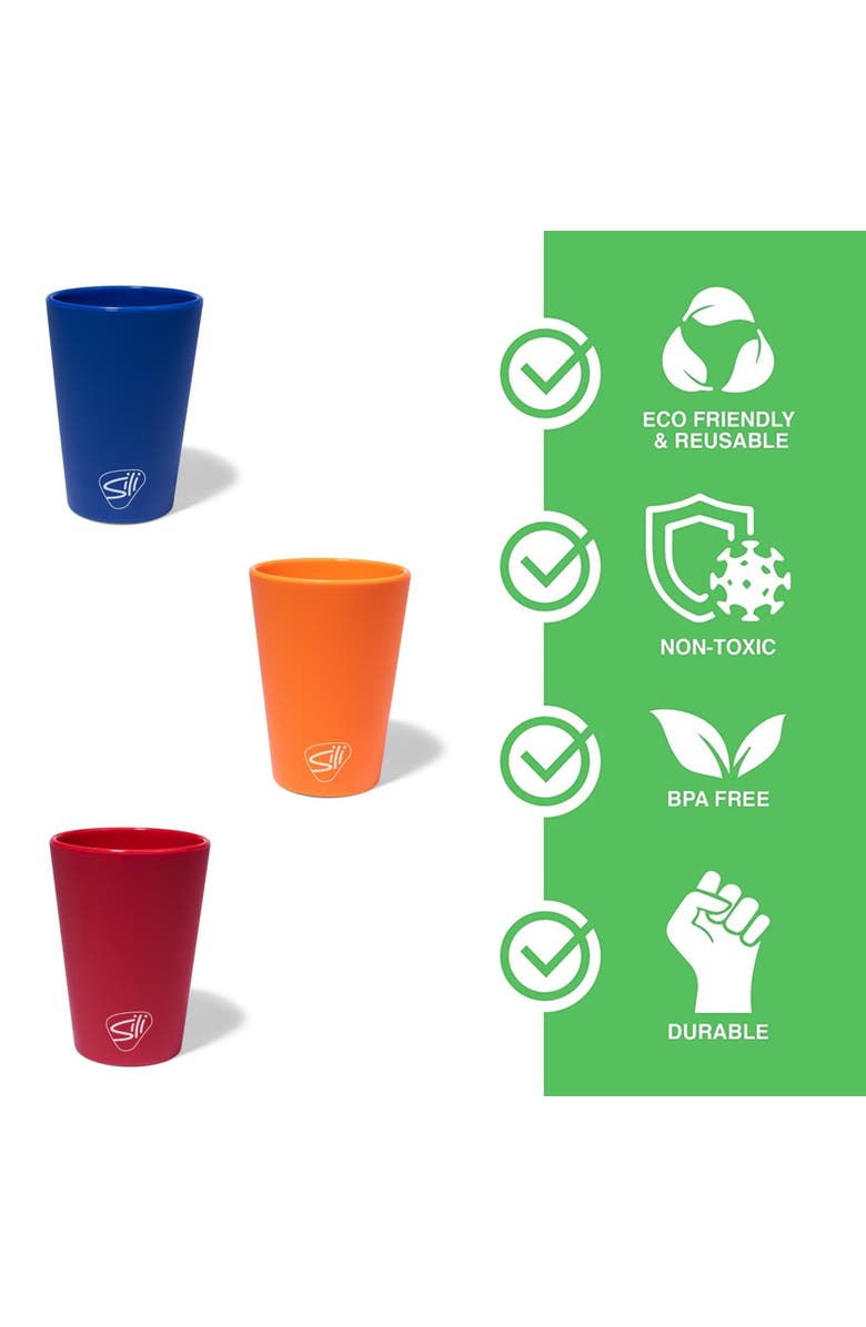 Silipint Silicone 1.5oz Shotglass Set 6 Pack, Alternate, color,