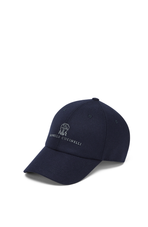 Brunello Cucinelli Logo-embroidered Baseball Cap In Blue
