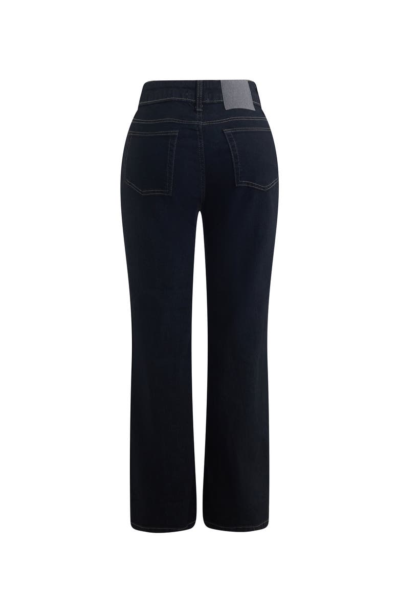 Solomon & Sage Classic Straight-Leg Jeans, Alternate, color, Black