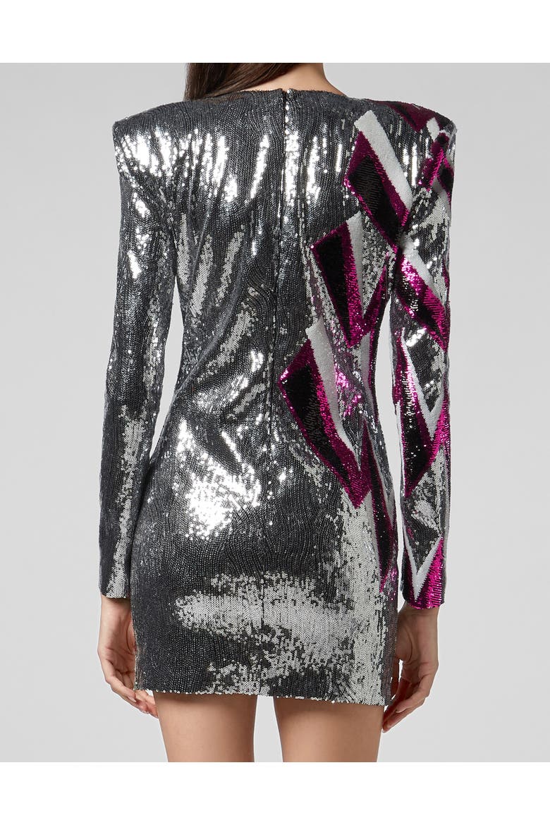 Short Dress Thunder Women, Alternate, color, Silver