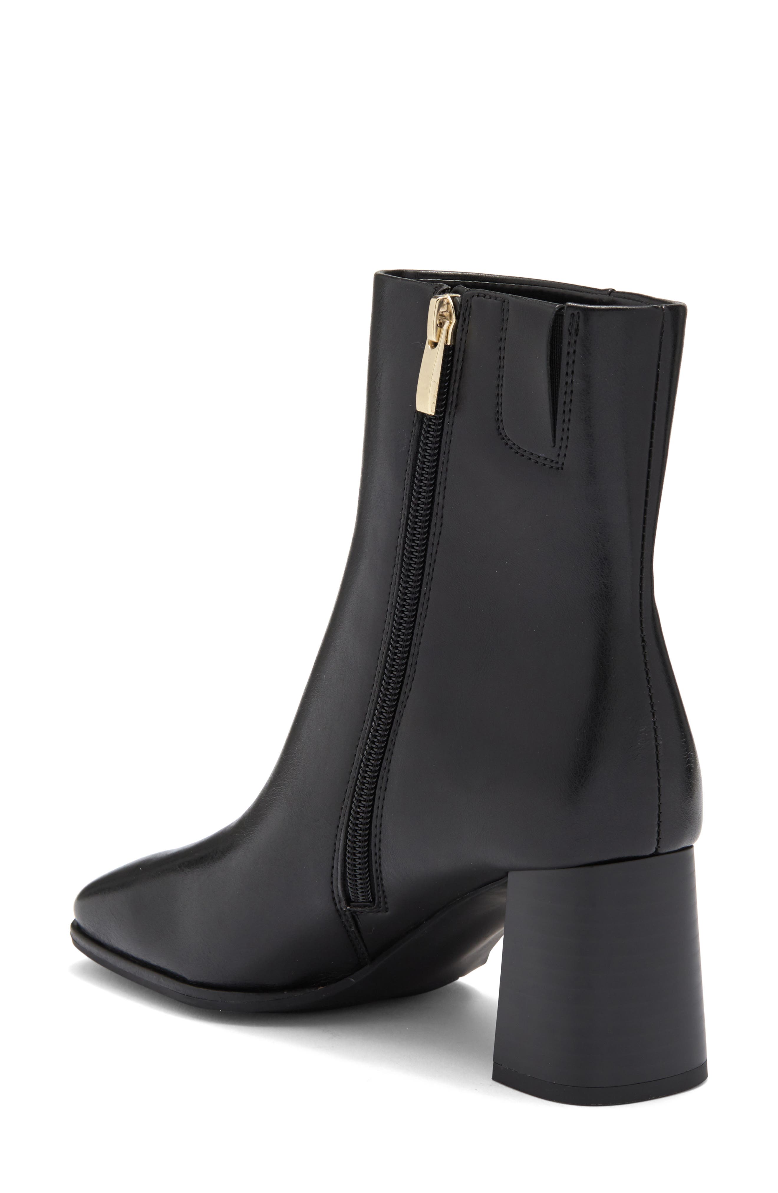 NORDSTROM RACK Normandy Block Heel Bootie, Alternate, color, Black