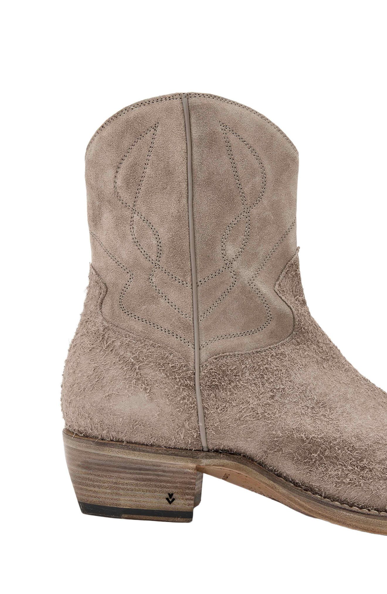 John Varvatos Walker Rancher Boot, Alternate, color, Grey Sky