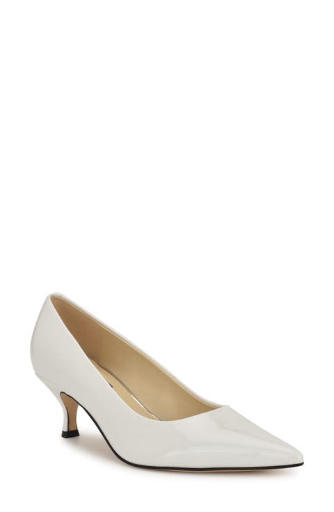 Sisko Pointed Toe Kitten Heel Pump (Women)
