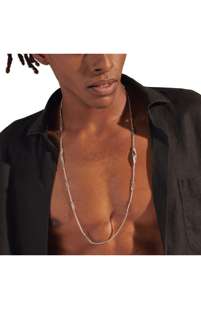 John Hardy Bamboo Woven Sautoir Necklace, Alternate, color, 